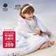 babycare嬰兒小被子山茶花超柔針織被桑蠶絲四季通用夢游鯨魚120*150CM