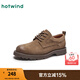 熱風(fēng)（Hotwind）【商場(chǎng)同款】男工裝鞋春秋新款時(shí)尚潮流休閑鞋男舒適低幫工裝皮鞋 09灰色 41 偏大半碼