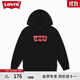 Levi's【特價(jià)來(lái)襲】李維斯女士春季時(shí)尚美式經(jīng)典潮流時(shí)尚寬松衛衣 黑色（1) XS