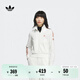 adidas復古風(fēng)針織運動(dòng)立領(lǐng)夾克外套女裝秋季阿迪達斯官方三葉草   亮白(推薦選大一碼)   M