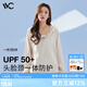 VVC防曬衣服女冰絲涼感防紫外線(xiàn)城市輕戶(hù)外披肩短外套 奶油米