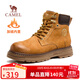 駱駝（CAMEL）王俊凱同款大黃靴戶(hù)外秋冬高幫馬丁靴男 G15W076038R 沙漠黃 42