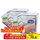 樂(lè )扣樂(lè )扣（LOCK&LOCK）廚房塑料雜糧儲物米箱 谷物防潮防蟲(chóng)保鮮收納容器兩件套（5L*2）