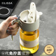 LiSSA帶濾網(wǎng)油壺玻璃防漏油壺醬油瓶調料瓶醋瓶油罐自動(dòng)免擰蓋重力油瓶 冷煙灰600ml