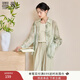香影新中式國風(fēng)薄款襯衫外套女2025夏裝新款漸變暈染綠色襯衣上衣 禾綠 M 160/84A/95-110斤