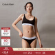 Calvin Klein內衣【摩登引力帶】女士ck可卸墊無(wú)鋼圈輕運動(dòng)背心式文胸QF7586AD UB1-太空黑 S