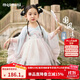 MQDMINI童裝女童漢服國風(fēng)連衣裙兒童裙子夏季薄款女孩表演服 國風(fēng)襦裙