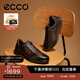 愛(ài)步（ECCO）商務(wù)皮鞋 男士休閑皮鞋男鞋牛皮鞋子正裝鞋婚鞋 雅仕207124 可可棕20712401482 41