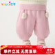 優(yōu)奇嬰兒褲子男女寶寶秋冬長褲嬰幼兒早秋加厚加絨保暖衛(wèi)褲休閑束腳褲