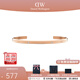 丹尼爾惠靈頓（DanielWellington）dw經(jīng)典手鐲 星辰閃耀開(kāi)口情侶手鐲 生日禮物送女友送男友 玫瑰金大號 DW00400528