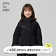 jnby by JNBY江南布衣童裝輕薄羽絨服運(yùn)動連帽保暖外套男女童兒童1NAC13391 001本黑 110 cm