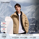 Calvin KleinJeans【戶(hù)外防風(fēng)防水】三合一內膽可拆卸登山?jīng)_鋒羽絨服J327348PF2-卡其M