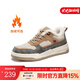 駱駝（CAMEL）會(huì )員 秋冬季男士板鞋潮流百搭運動(dòng)休閑鞋 GE12235350R沙/灰 42
