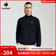 樂(lè )卡克（Le coq sportif）法國公雞男運動(dòng)休閑針織立領(lǐng)開(kāi)衫上衣外套CB-5646234 黑色/BLK M