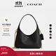 蔻馳（COACH）女士BROOKLYN 23號單肩包真皮斜挎包簡(jiǎn)約早秋包包女包 B4/黑色
