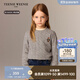 Teenie Weenie Kids小熊童裝25年新款秋冬男女童寶寶羊毛衫套頭毛衣 花灰色 165 cm