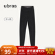 ubras仿牛仔高腰收腹加絨打底褲女保暖時(shí)尚高彈可外穿 黑色平腰款 1條 S