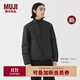 無(wú)印良品（MUJI）男式輕量羽絨便攜式立領(lǐng)夾克羽絨服男款男裝25年冬季新品AD0Y9A5A 黑色 XL （180/104A）
