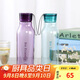 樂扣樂扣（LOCK&LOCK）ECO戶外運動水杯戶外便攜塑料水壺男女杯子兩件套（550ml*2） 