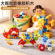 爸爸衛士 DADDY GUARD嬰兒玩具軟膠積木可啃咬6-12個(gè)月早教大顆粒拼裝積木兒童抓握訓練 【積木桶】大顆粒軟膠積木-150顆粒 寶寶男女孩生日六一禮物0-1歲3-6歲7-10歲