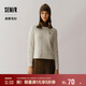 森馬（Semir）森柔毛衫|毛衣女絞花溫柔寬松2024冬圓領(lǐng)刺繡套頭衫109724107002