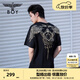 BOY LONDON【暗黑羅盤】夏情侶款短袖權(quán)杖印花炸街潮牌T恤N01906 N0103902 M