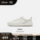 Clarks其樂(lè )Courtlite Pure新品男鞋復古時(shí)髦厚底運動(dòng)德訓休閑板鞋 白色 261852847 41