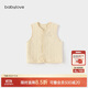 babylove嬰兒馬甲秋冬款夾棉保暖外穿背心莫代爾男女寶寶小馬褂馬夾上衣