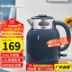 格來(lái)德 （Grelide）電熱水壺 1.5L家用燒水壺雙層保溫防燙熱水壺316L不銹鋼一體無(wú)縫電水壺1500W大功率自動(dòng)斷電恒溫壺 1.5L 【316L不銹鋼-爵士藍-D2515】