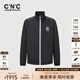 C'N'C【奢侈品衣服】CNC春新款戶(hù)外運動(dòng)立領(lǐng)夾克經(jīng)典小標男士外套 黑色 50 /M/(175/92A)
