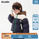 馬·拉?。∕.Latin）/童裝兒童羽絨服冬新款男女小童撞色短款羽絨服 藏青 120cm