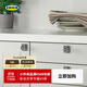 宜家（IKEA）SORBYN索爾比恩圓把手柜門(mén)拉手櫥柜配件不銹鋼拉手家用 圓把手25mm