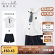 戴維貝拉（DAVE＆BELLA）禮服表演服裝演出服學(xué)院紳士周歲禮服寶寶衣服兒童套裝男童夏裝 白色 140 cm（建議身高130-140cm）