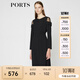 PORTS寶姿商場(chǎng)同款女裝秋季新品中長(cháng)款修身連衣裙LA9D086GFB011 黑色 XS (2)