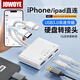 JOWOYE蘋(píng)果手機轉接頭三星移動(dòng)硬盤(pán)轉換器ipad/iphone13/14/15/16/17電腦U盤(pán)鍵鼠安卓Typec連接線(xiàn)OTG套件