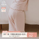 乖奇熊女寶寶純棉長(cháng)褲春秋季睡褲居家褲子嬰兒可愛(ài)花邊休閑褲寬松