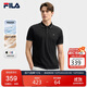 FILA 斐樂(lè)官方領(lǐng)航POLO短袖t恤2025年夏季時(shí)尚休閑涼感上衣男子針織衫