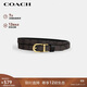 蔻馳（COACH）【品牌直供】男女同款針扣腰帶18MM深棕色CX058