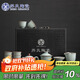 蘇氏陶瓷（SUSHI CERAMICS）汝窯冰花釉茶具套裝開(kāi)片可養金線(xiàn)泡茶壺三才蓋碗8高檔中秋節日禮