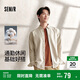 森馬（Semir）長(cháng)袖襯衫男純棉上班通勤純色百搭秋裝經(jīng)典翻領(lǐng)上衣101524105105
