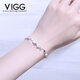 VIGG海豚之戀銀手鏈女生日情人節禮物送女朋友老婆閨蜜首飾結婚紀念日 海豚之戀手鏈