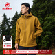 猛犸象（MAMMUT）【抓絨款】Clion 男女款戶(hù)外防風(fēng)保暖休閑夾克外套刺繡標軟殼 獵豹黃色 M