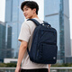Edison愛(ài)迪生商務(wù)通勤背包旅行出差雙肩包電腦包男士背包 Y108-2寶藍色