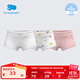麗嬰房寶寶兒童內褲男童純棉平角內褲三角內褲男童女童內褲女3條裝內褲 A類(lèi)純棉平角款-水果-女童 3條 140 cm/10歲