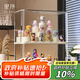 EACHY盲盒展示架收納盒透明防塵手辦玩具labubu泡泡瑪特展示盒-特大號