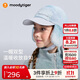 moodytiger兒童帽子保暖防風(fēng)25年冬季新品男童搖粒絨帽防寒護耳女童抓絨帽