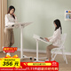 舒福思升降桌移動(dòng)書(shū)桌學(xué)習桌筆記本電腦桌床邊辦公桌站立式工作臺高腳桌 【旋轉款】氣動(dòng)升降站立桌 白色