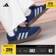 adidas「T頭鞋」VL COURT 2.0復古休閑板鞋德訓鞋阿迪達斯輕運動(dòng) 深藍/粉藍/樹(shù)脂黃(推薦女生選小半碼)   41