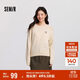 森馬（Semir）史努比系列毛衣女冬彩點(diǎn)含羊毛插肩袖繡花圓領(lǐng)套頭衫101724107025