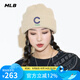 美職棒（MLB）官方 男女同款毛線(xiàn)帽標運動(dòng)帽子潮秋冬新款生日禮物 芝加哥小熊隊/奶油色 F